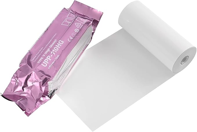 UPP-110HG High Gloss Ultrasound Paper Film/Media,Replacement for Sony Upp-110HG,110 mm x 18m (10)