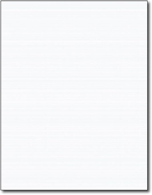 Heavyweight Linen Textured Cardstock - 50 Sheets - Blank Thick Paper for Inkjet/Laser Printers (White)
