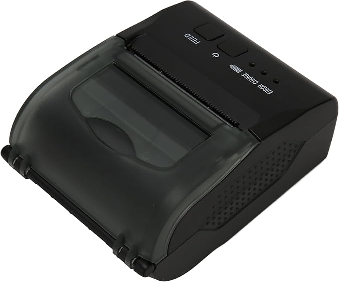 BAFOVY 58mm Thermal Printer BT4.0 with USB Interface, Suitable for Office Restaurant Logistics, Supports Printing Speed, 203DPI Accuracy, 100km TPH