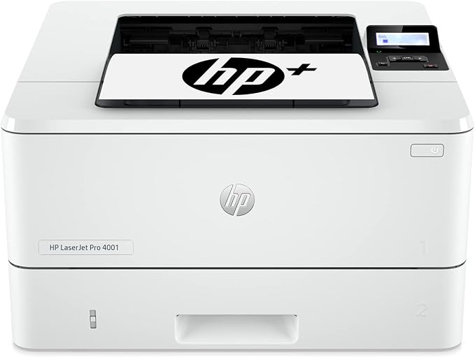 HP LaserJet Pro 4001dne Black & White Printer with HP+ Smart Office Features (Renewed)