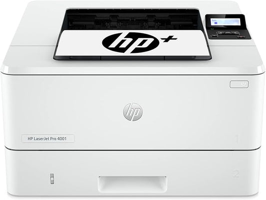 HP LaserJet Pro 4001dne Black & White Printer with HP+ Smart Office Features (Renewed)