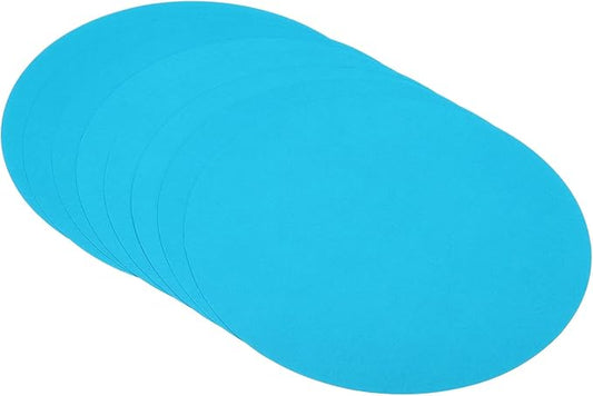 PATIKIL 5.9-inch Round Cardboard Paper, 20 Pcs 200GSM Blank Disc Circles Slices Cutouts Paper for Party Decorations DIY Craft Arts Drawing Painting Writing, Dark Blue