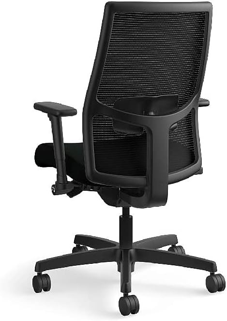 HON Ignition 2.0 Mesh/Vinyl Mid-Back Task Chair, Adjustable Arms, Black (HON12M2AMLU10TK) (HONI2M2AMLU10TK)