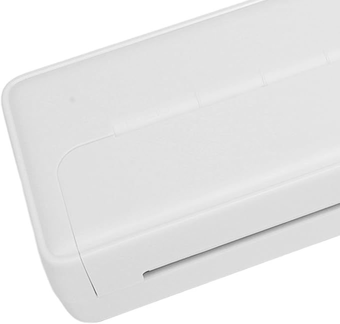 ZJchao Portable A4 Thermal Printer Inkless Mobile Printer for Home and Office (White)