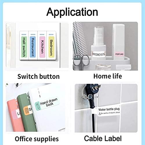 Multifunction Thermal Label Printer Mini Portable Pocket Thermal Printer for Mobile Phone Home Use Office(D)