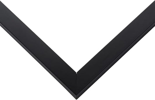 Diploma Frame Matte Black with Black Over Gold Double Mat - Fits 13 x 10 College Diploma (Traditional) Wall Display Made in the USA