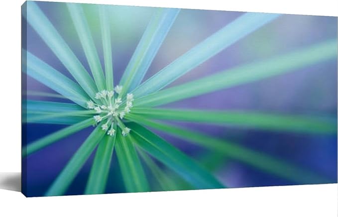TIGTMULERLY Wall Art Frame Gallery Wall Decor Palm Leaf Abstract nature Modern Canvas Prints Artwork for Living Room Bedroom Office Kitchen 48x24Inch