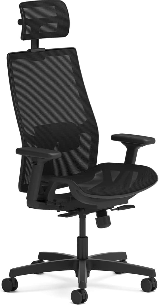 Hon HONI2MSKY1IMTHR Mesh Seat Ignition 2.0 Mid-Back Task Chair Black