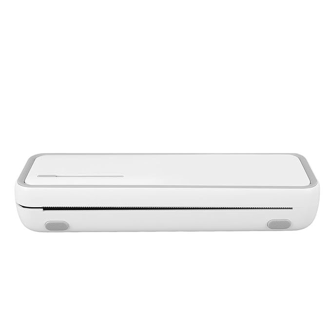 Portable Thermal Printer, Wireless Portable Printer Small Inkless Printer Compatible with Phone and Laptop for Home Office, Lightweight, Compact and Easy to Carry for Business,