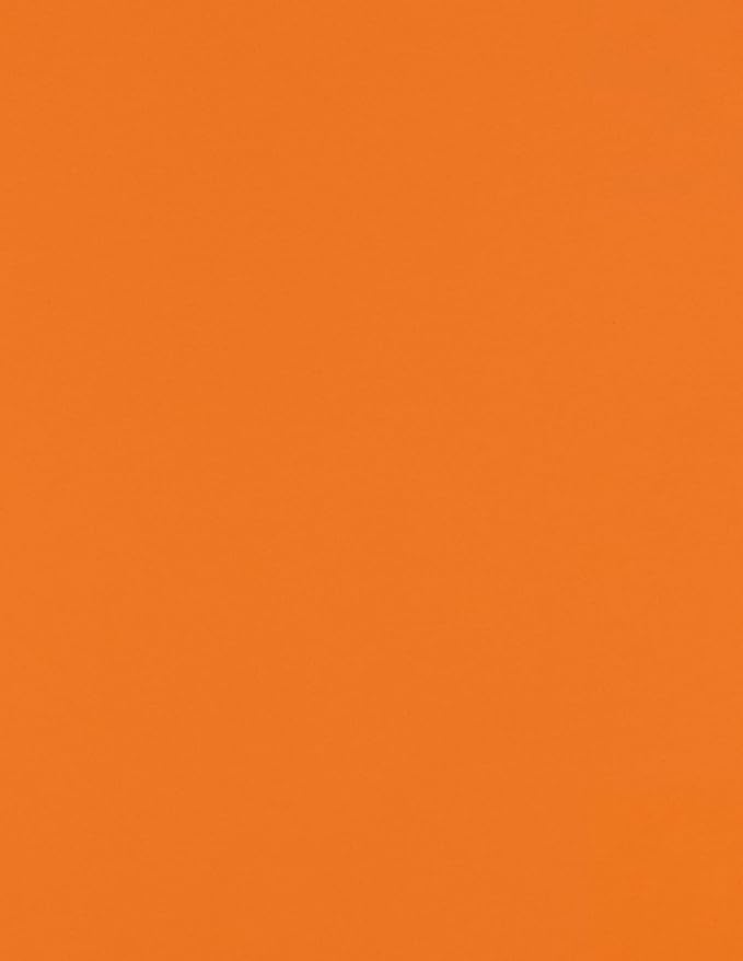 LUXPaper 8.5" x 11" Paper | Letter Size | Mandarin Orange | 80lb. Text | 250 Qty