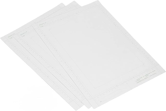 30 Sheets B4 Manga Paper 120g, Yellowing Glossy Comic Drawing Paper with Scale - Smooth Erasing, Copying Friendly, Portable for Artists and Travelers