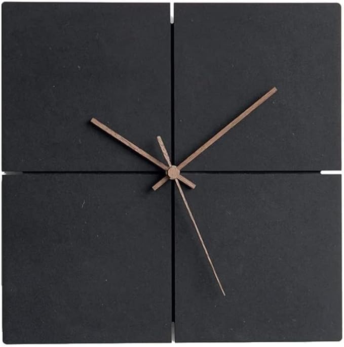 Wall Clock Wall Clock Wall Clocks for Living Room Wall Clocks for Bedroom Retro Creative Personality Silent Non-Ticking Art Black Wall Clock for Living Room Office Wall Clock Modern Clock
