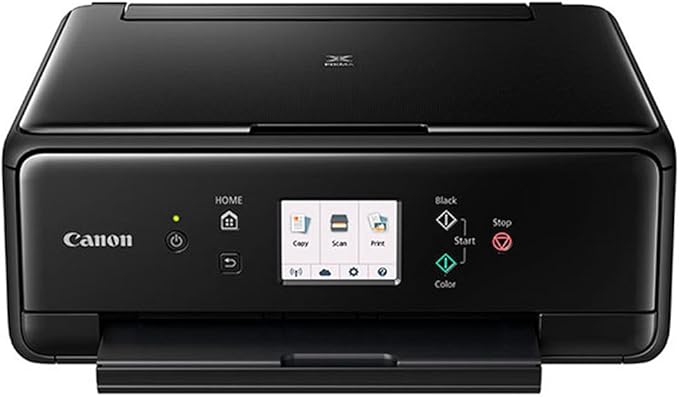 Canon Compact TS6020 Wireless Home Inkjet All-in-One Printer, Copier & Scanner, Mobile Printing, Auto Duplex and Business Card Printing, Black