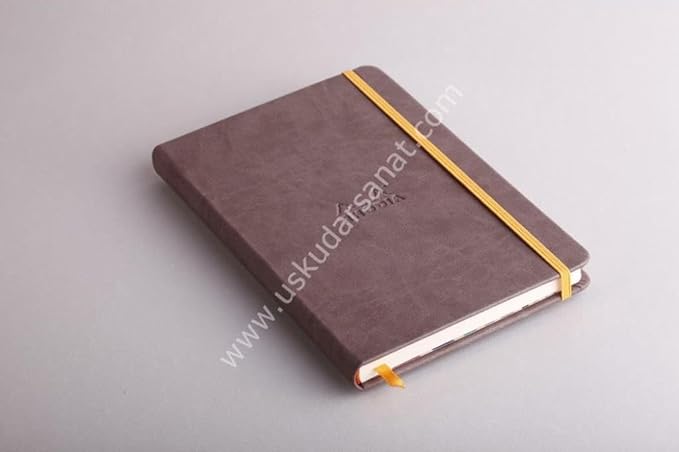 Rhodia Rhodiarama Webnotebook - Lined 96 Sheets - 5 1/2 x 8 1/4 - Chocolate Cover