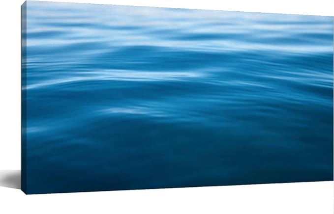 TIGTMULERLY Wall Art Frame Gallery Wall Decor Soft Water Modern Canvas Prints Artwork for Living Room Bedroom Office Kitchen 48x24Inch