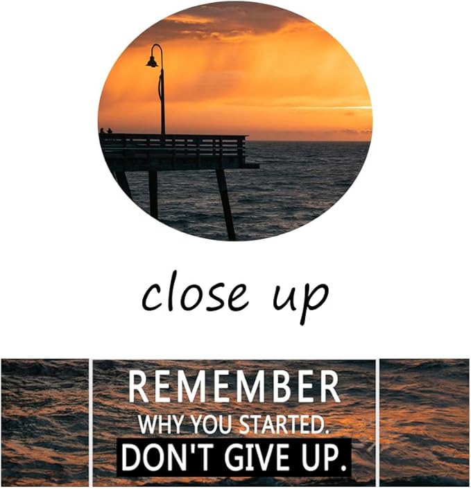 Inspirational Wall Art with Uplifting Phrases & Vibrant Images Positive Quotes Motivational Wall Decor 3 Panel Posters for Office Wall Decor, Living Room & Bedroom Decor Ready to Hang [60''Wx 28''H]