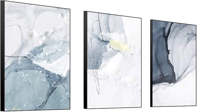 Canvas Framed Wall Art Large Size 24 X 32 Inch X 3 Pieces Of Modern Abstract Simple Posters Prints, Artwork Whether Hanging In The Living room Bedroom Kitchen Office Can Be Aesthetic Wall Decor