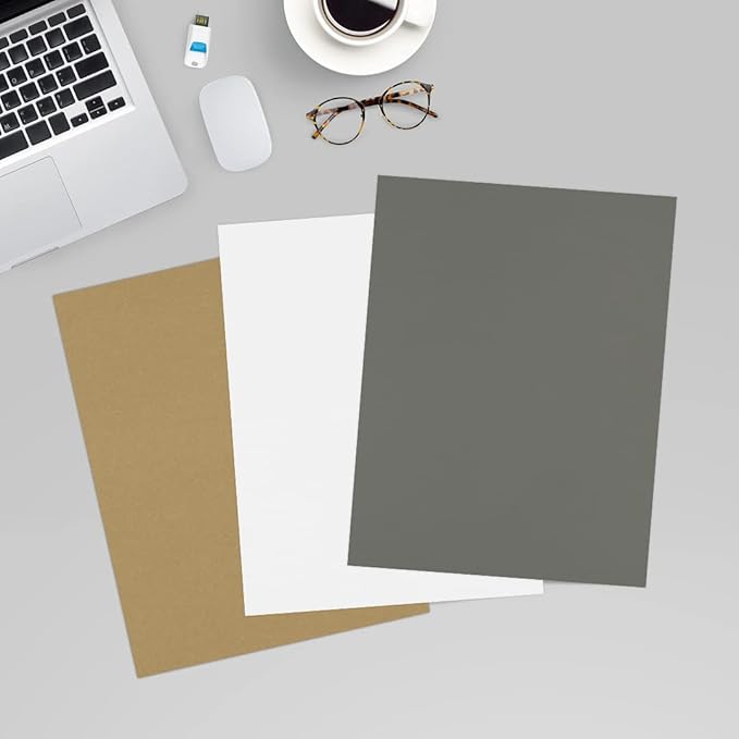 LUXPaper 8.5" x 11" Paper | Letter Size | Smoke Gray | 80lb. Text | 500 Qty