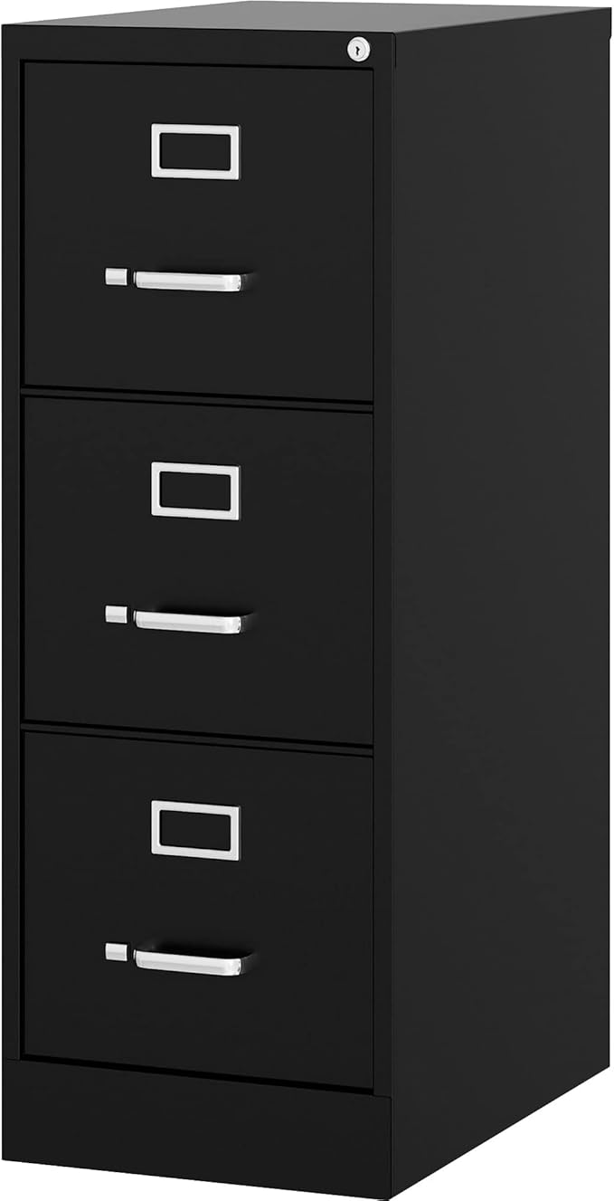 Lorell Commercial-Grade Vertical File, Black