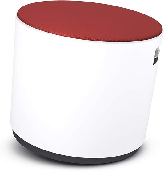 Steelcase Turnstone Buoy, Scarlet Fabric, White