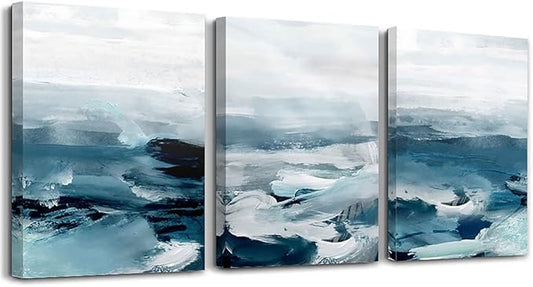 MHARTK66 Abstract Wall Decor For Living Room Canvas Art Bedroom Decorations Office Minimalist Paintings Inspiration Pictures Artwork Home Decoration 3 Piece Set