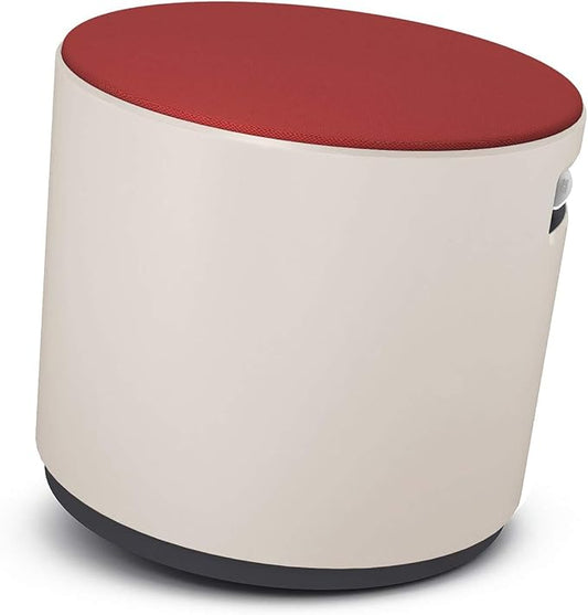 Steelcase Turnstone Buoy, Scarlet Fabric, Grey -