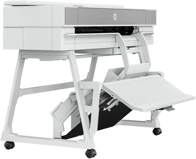 HP DesignJet XT950 36-in Large Format Plotter Printer, High-Speed Technical & Graphic Printing, 2400 x 1200 dpi, Wireless, Postscript Support, Ideal for CAD, GIS & Architecture Offices (Renewed)