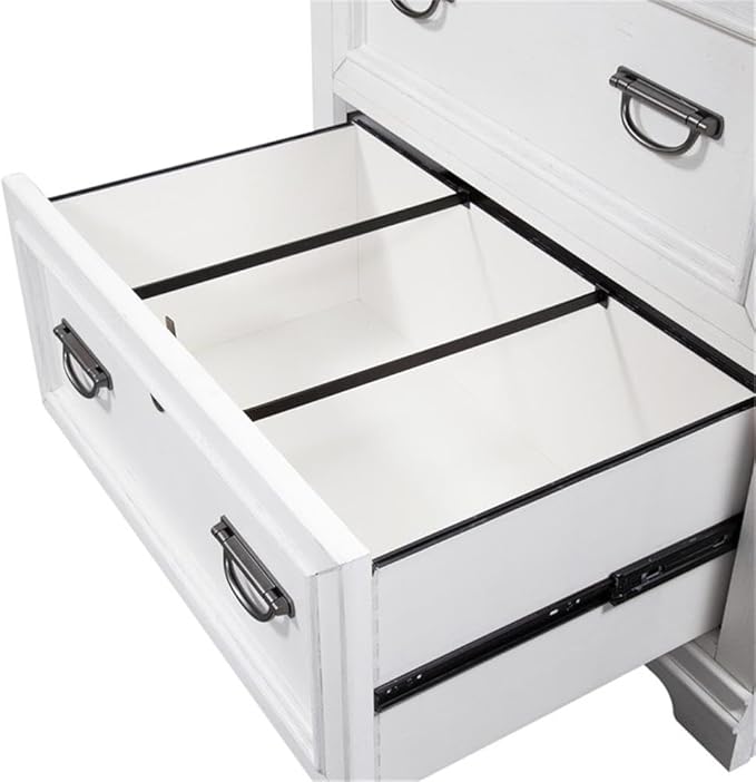 Liberty Furniture Allyson Park White Bunching Lateral File Cabinet
