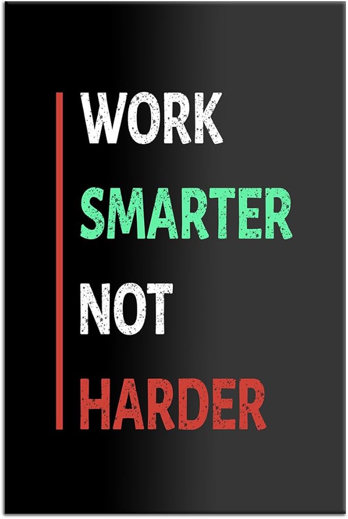 Inspirational Poster Wall Art Motivational Entrepreneur Quotes Print on Canvas Black Background Positive Picture Painting Artwork for Living Room Office Workplace Gym Ready to Hang [24''Wx36''H]