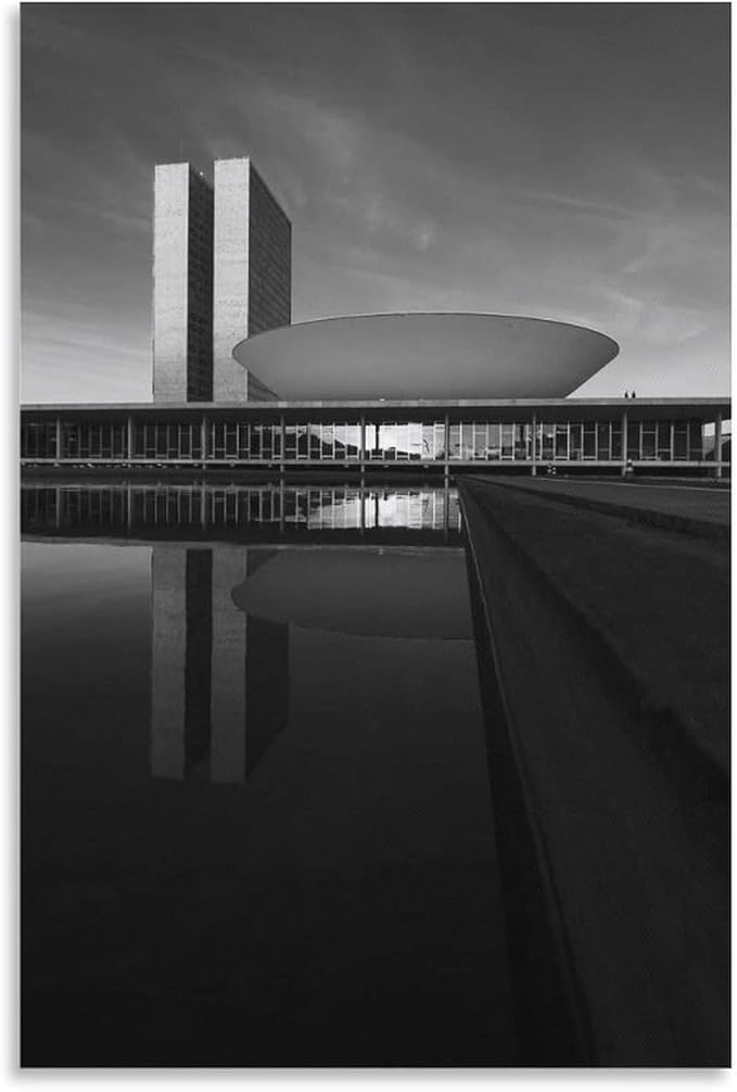 Poster, Canvas Painting, Office Decoration, Architectural Art Unframe-style-2 24x36inch(60x90cm)