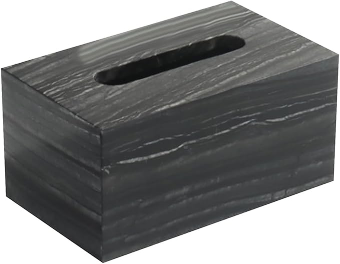 Stylish Tissue Box Rectangular Tissue Box Cover Plastics Tissue Box lid Reusable Tissue Box for Bathroom Bedroom Dressers Desk Offices Home Modern Tissue Box (Color : Green, Size : Multi-Colore