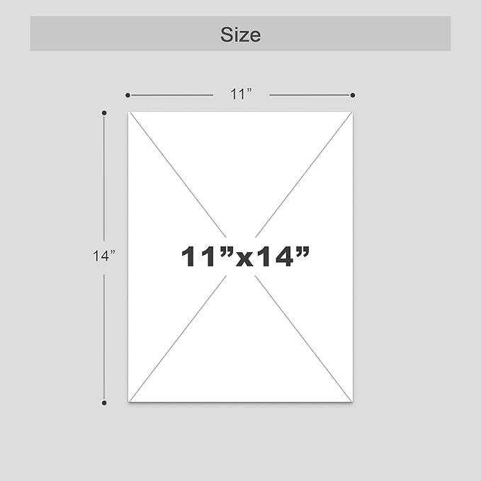 SIGNWIN Adhesive Canvas Poster Bathroom Decor 11"x14"x 8, Wall Art Room Decor Multicolor for Living Room, Bedroom, Office Floral Botanical Flower Forest Landscapes Vintage Illustrations Bohemian