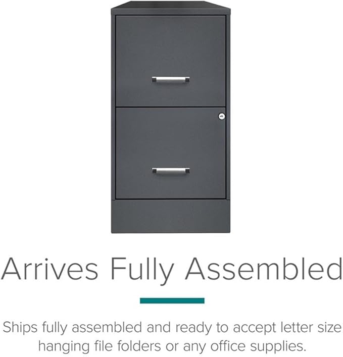 Lorell SOHO 22" 2-Drawer File Cabinet LLR16871