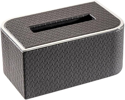 Stylish Tissue Box High-Grade Tissue Box Creativity Tissue Box and Bathroom Facial Napkin Box for Bedroom Vanity Offices Home Gift Decor Modern Tissue Box (Color : White, Size : Small) (Khaki Small)