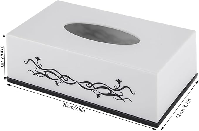Stylish Tissue Box Multifunctional Tissue Box Tissue Box Cover with Storage Tissue and Remote Control Holder for Home Office Desk Bedroom Modern Tissue Box (Color : Pink, Size : B) (Silver large)
