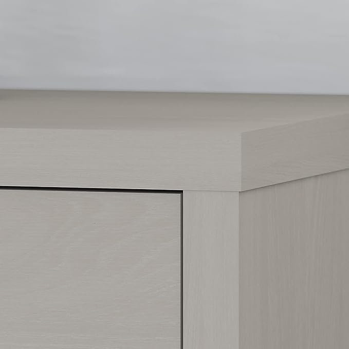 Bush Furniture Lateral File Cabinet with Satin Silver Hardware | Echo Collection 2 Drawer Filing Unit for Home Office or Professional | 31Wx20Lx30H