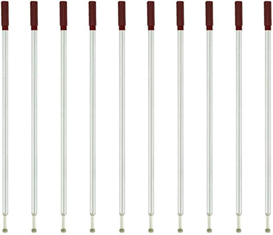 4.5'' Ballpoint Pen refilling, 1.0mm Middle Point Nib Delicate, Smooth Writing Interchangeable Ink Filling (Red)