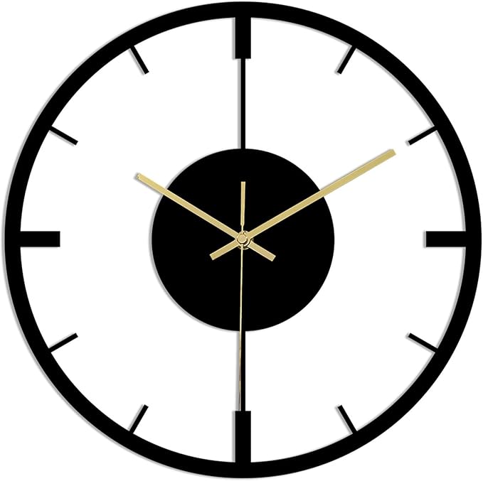 Wall Clock Accurate Timekeeping Wall Clock Not Ticking Battery Operated Wall Clock Minimalistic Wall Clock for Kitchen Offices Clock (Jscc006 A)