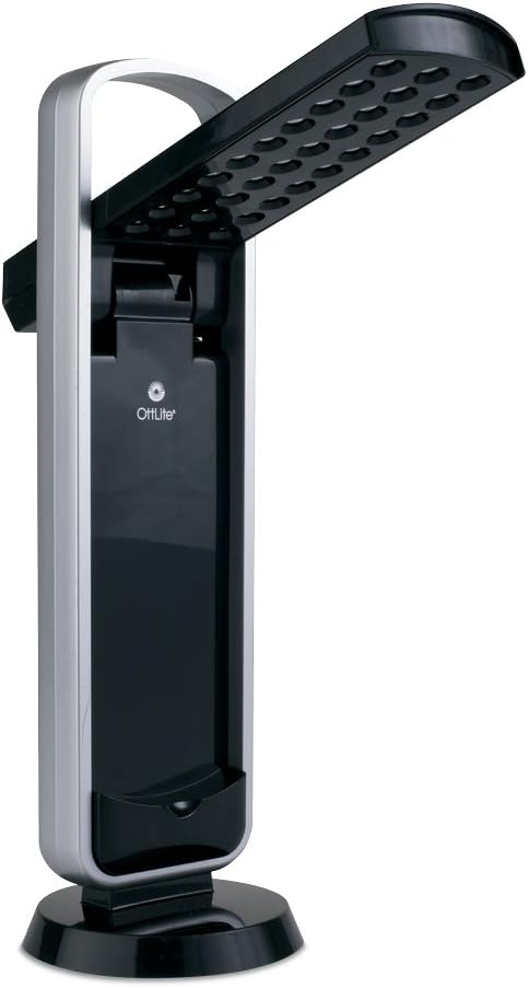 OttLite 290G59 Battery-Operated LED Mobile Task Lamp, Black