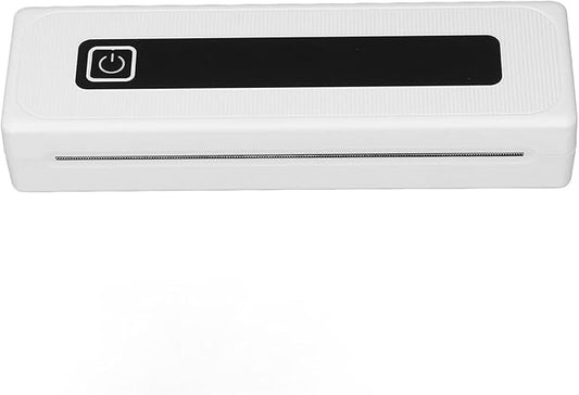 Inkless Portable Printer for Travel, Thermal Printer with 1 Rolls of Thermal Paper Kit Supports 2.24 inch, 3.15 inch, 4.41 inch, A4, 8.5 inch x 11 inch Letter Size for Office, Car