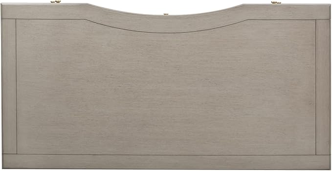 Jennifer Taylor Home JTH Luxe Dauphin Gold Accent 5-Drawer Executive Desk