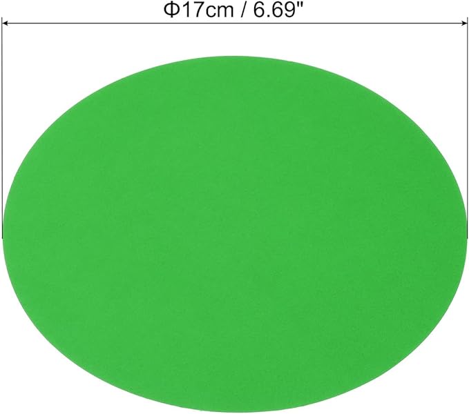 PATIKIL 6.7-inch Round Cardboard Paper, 20 Pcs 200GSM Blank Disc Circles Slices Cutouts Paper for Party Decorations DIY Craft Arts Drawing Painting Writing, Dark Green