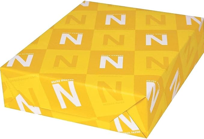 Neenah Paper 01345 CLASSIC CREST Writing Paper, 24lb, 8 1/2 x 11, Natural White, 500 Sheets