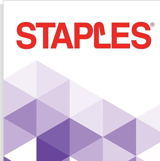 Staples Inkjet & Laser Paper 8.5 x 11 Inch Bright White Sheets, 4 Ream Case