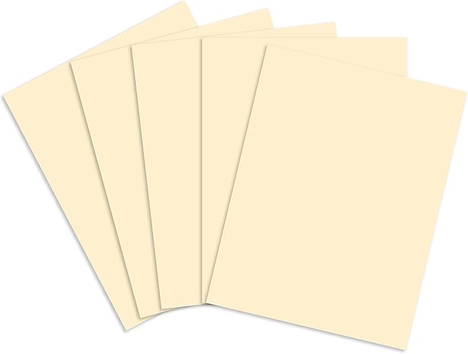 Staples Cover Stock Paper 67 lbs 8.5-Inch x 11-Inch Ivory 250/Pack, For Office, School & Home