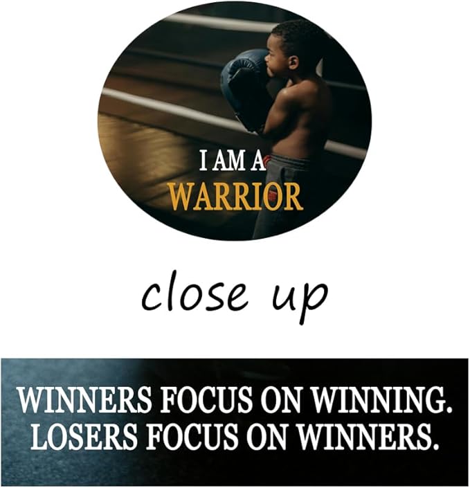 Motivational Wall Art Discipline Poster Struggle and Focus On Inspirational Positive Quotes Painting Modern Artwork Canvas Posters For Boxing Gym Office Home Framed Ready to Hang [36''Wx 16''H]