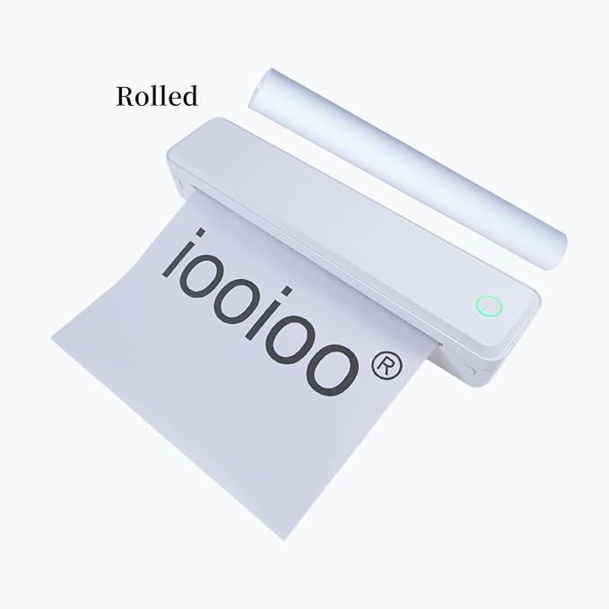 8 rolls (about 200 pages), A4, BPS free, thermal printer paper, BPA free. For aixiqee, IOOIOO, GUTHERREN, minzhi, Peripage, Munbyn, Jadens, Hprt, Phomemo, and other thermal printers(lasting 3 years)