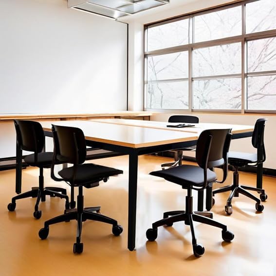 Simple and Sturdy 36X72 inches Computer Desk for 6-8 People Perfect for Work and Study, Multi-Purpose Table for Writing, Dining, and Workstation