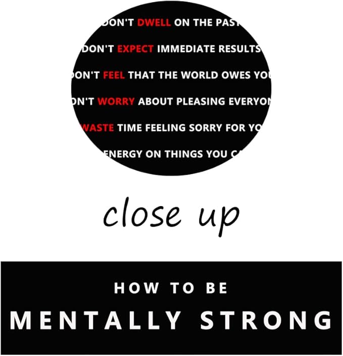 Inspirational Wall Art Motivational Posters Canvas Painting How To Be Mentally Strong Pictures Inspiring Entrepreneur Quotes Framed Prints Artwork Living Room Bedroom Office Decor[24''W x 36''H]