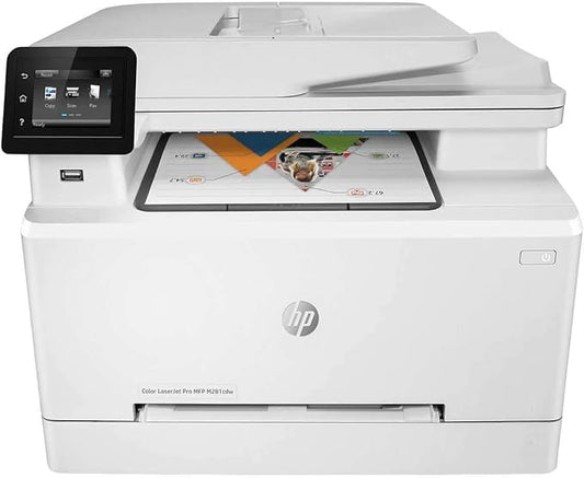 HP LaserJet Pro Wireless Color Printer - All-in-One Inkjet Printer for Home & Office Use - HEWT6B83A (Renewed)